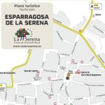 Plano turístico Esparragosa de La Serena