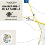 Plano turístico Monterrubio de La Serena