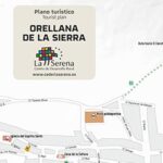 Plano turístico Orellana de la Sierra