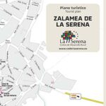 Plano turístico Zalamea de La Serena