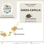 Plano turístico Zarza Capilla