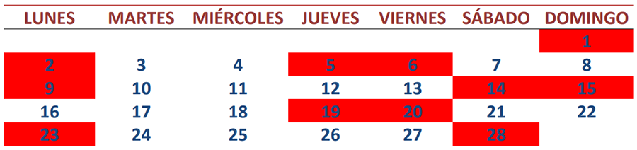 Horario Oficina Turismo Castuera Horario Oficina Turismo Castuera mayo 2023